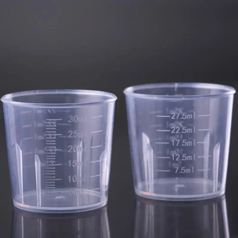 J2HB Silicone Resin Measuring Cups Tool Reusable Epoxy Resin Tools Artwork Resin Casting & Mixing Supplies