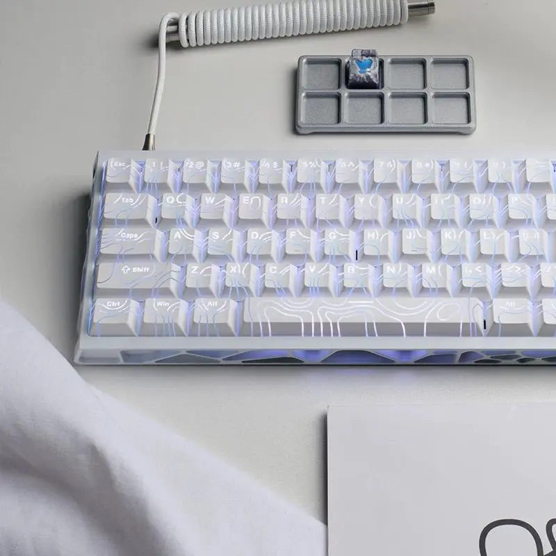 Contour 5.0 positive engraved light transmission keycap original factory height adaptation 61.68.75.82 84.87.104.108