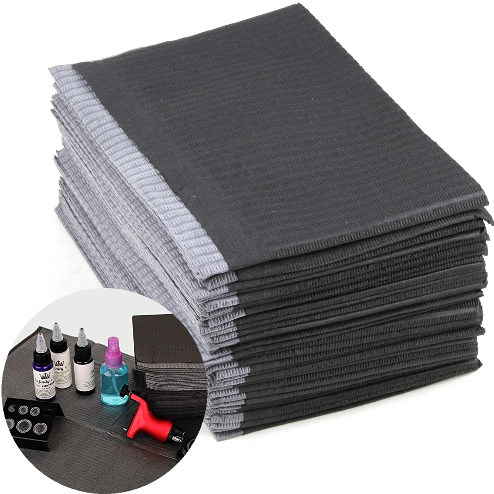 10/20pcs Disposable Tattoo Clean Pad Tattoo Table Covers Patient Dental Waterproof Medical Paper Tablecloths Tattoo Accessories