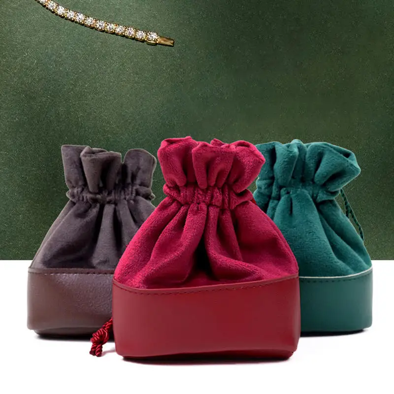 

Velvet Bundle Pocket, portable Jewelry Storage Bag, Key Pouches, Stationery Packaging Bag, travel bag, wholesale