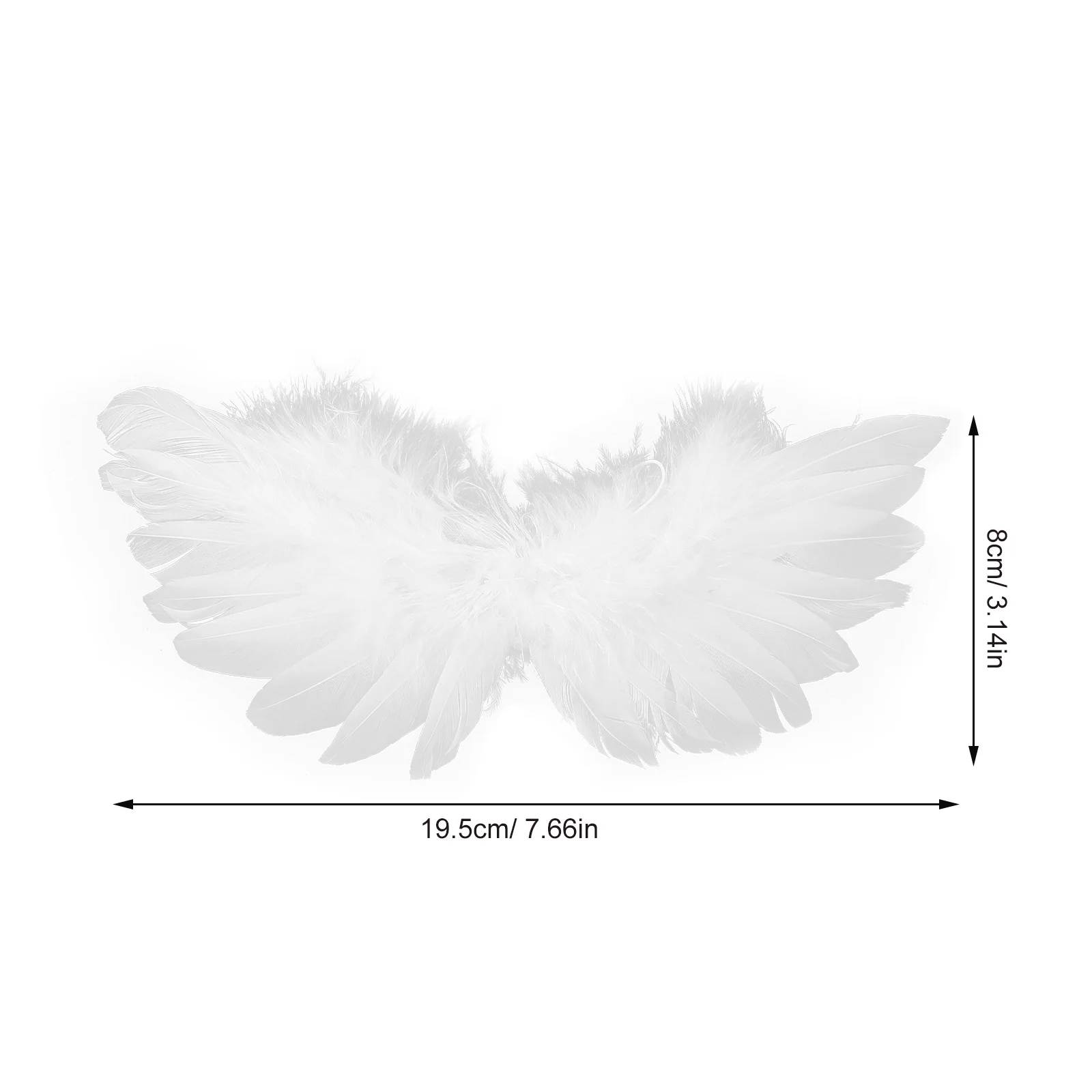 미니 윙 엔젤 Bjd용 가벼운 깃털 액세서리 할로윈 코스프레 파티 장식 큐피드 날개 성인 여성 카니발