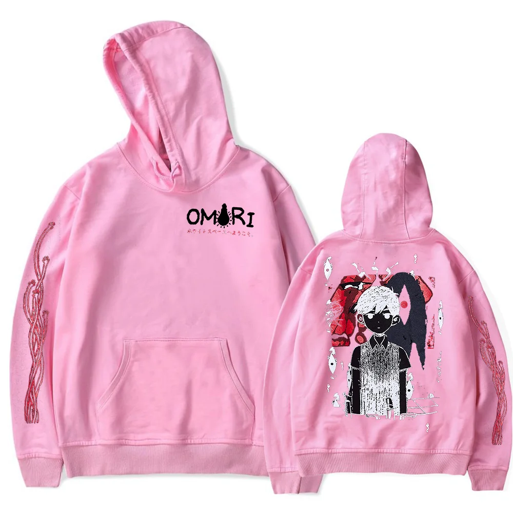 2023 Omori Red Space Hoodie Merch Popular Graphics sided Print Unisex Trendy Casual Streetwear Tops