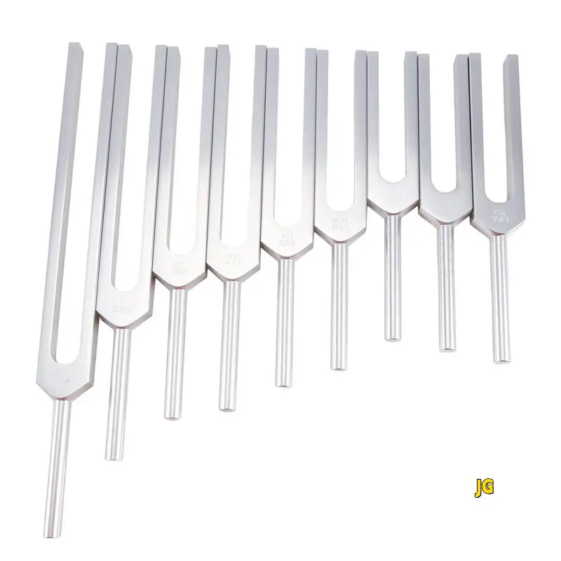 

9Pcs Tuning Forks Sets Massage Ball For Healing Chakra Sound Therapy Keep Body,Mind And Spirit In Perfect Harmony Easy To Use ,A