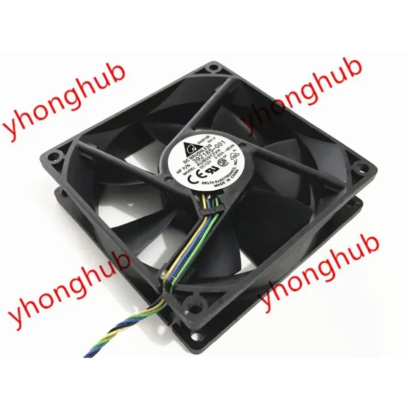 

Вентилятор охлаждения сервера Delta Electronics AUB0912VH DC 12V 0.60A 90x90x25мм, 4-проводной