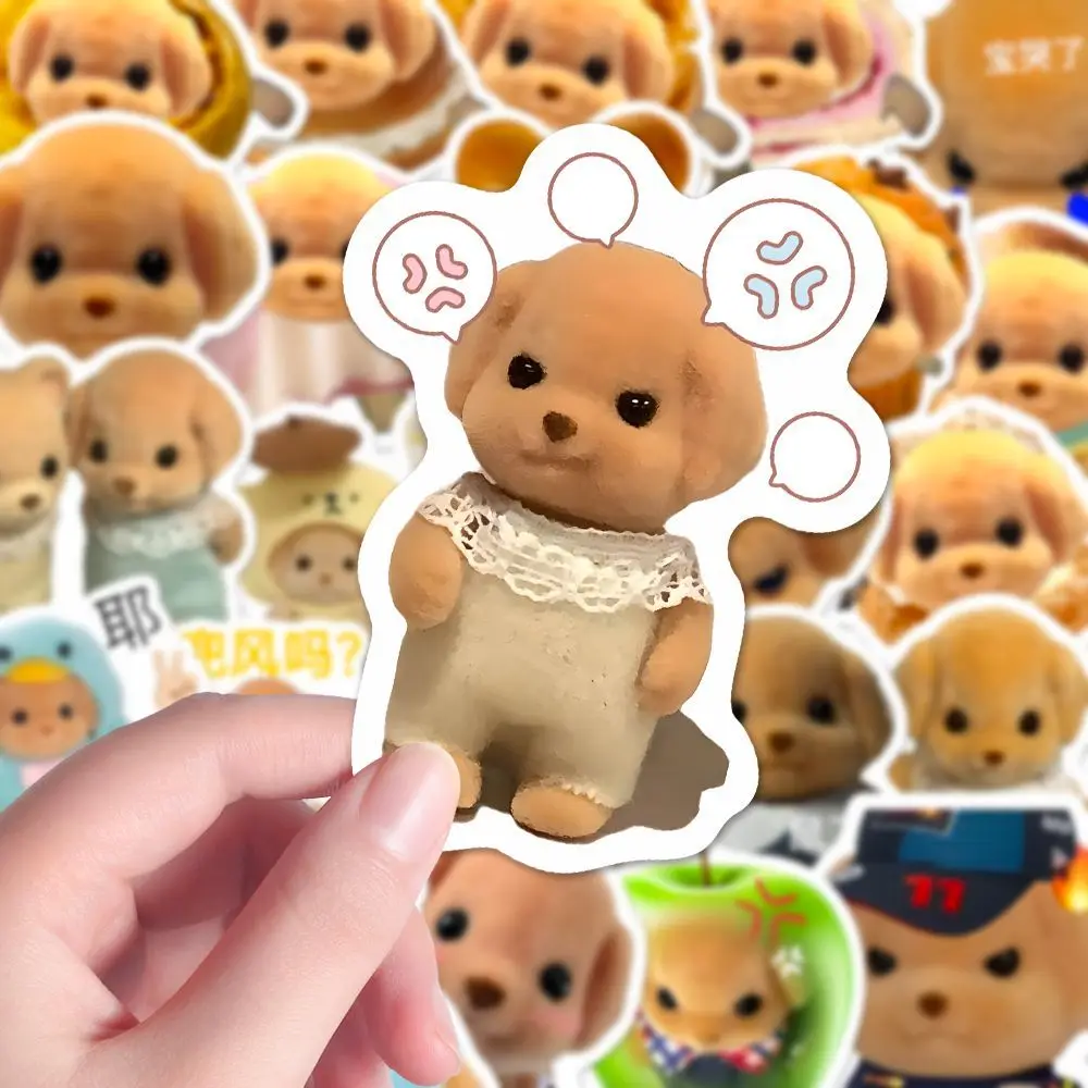 160pcs Sylvanian Families Milo Waterproof Sticker Girls Kawaii Refrigerator Bedroom Sticker Decoration Clear Pattern Sticker