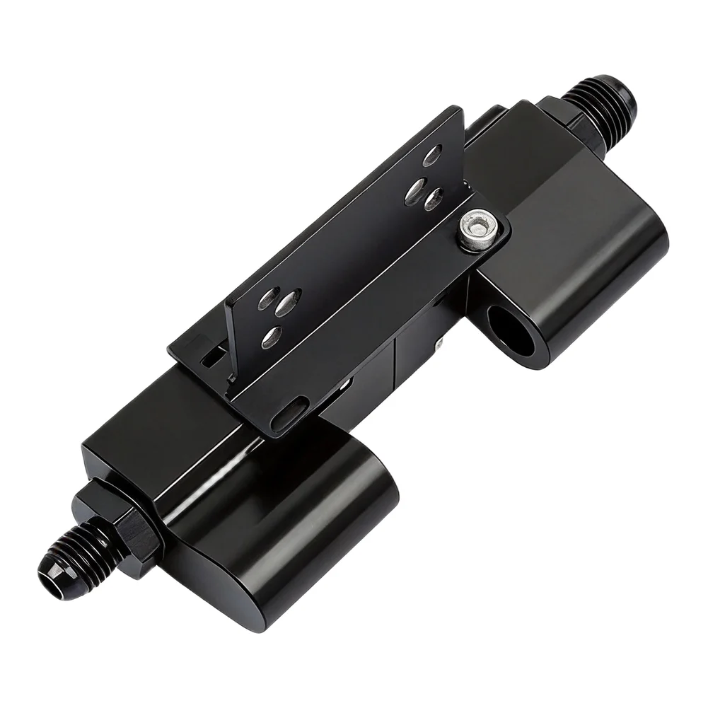 Aluminum For Flex Fuel Sensor Adapter Bypass Module for E85 Applications 3/8 inch 95mm Fit for VDO AEM 13577429 13577379