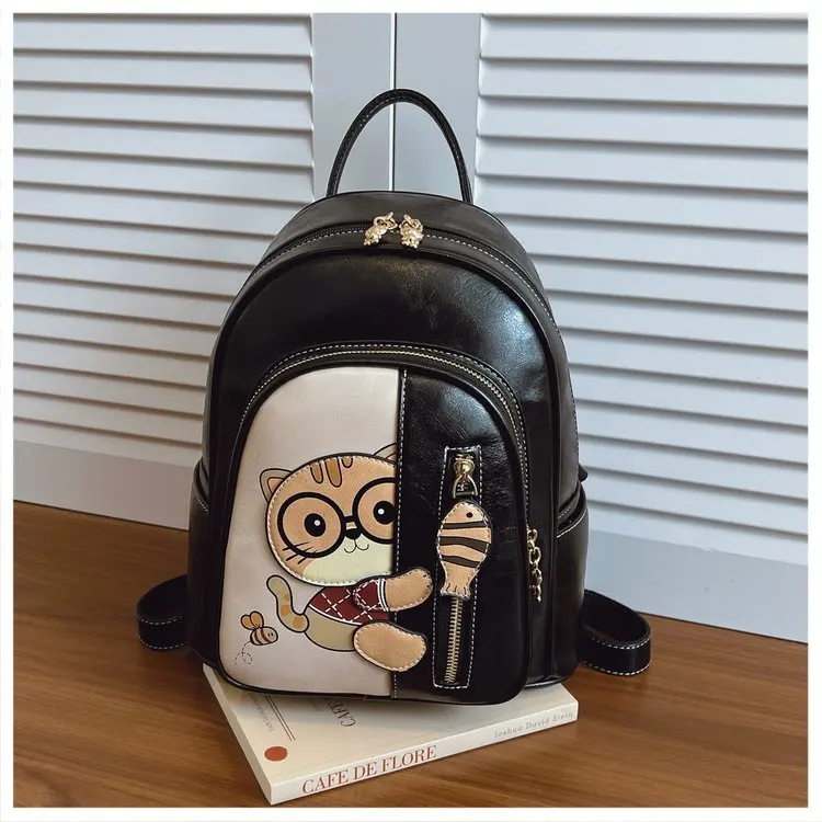 

Large Capaci Cartoon Bapa Women's Double oulder Bag Birthday Gift for Girls Faionable Versatile Cute Kit Bag