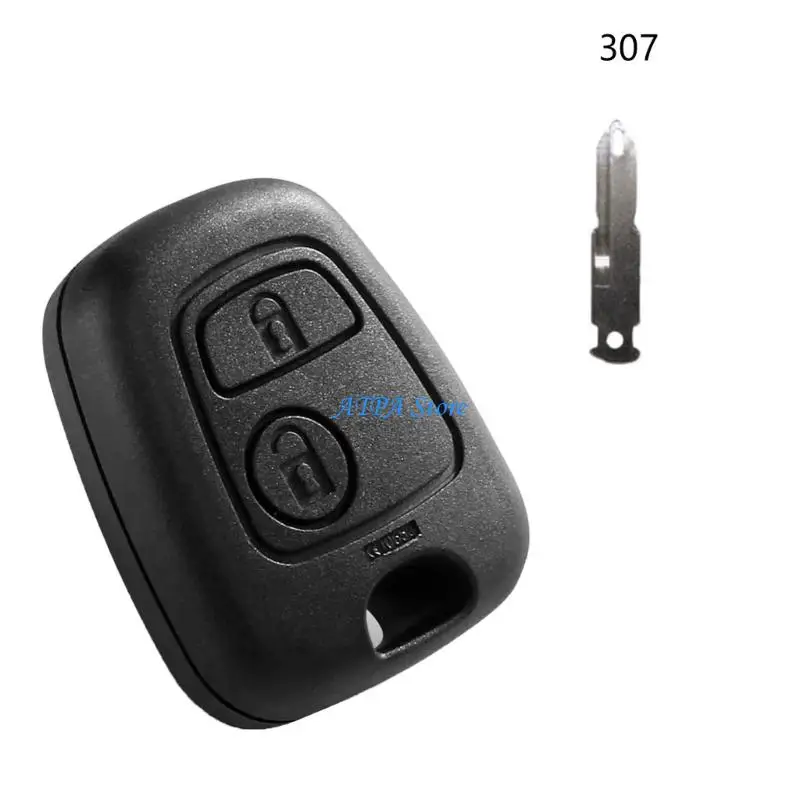 U13C Cover Case 2 Button Plastic Cover for 206 307 Easy Installation