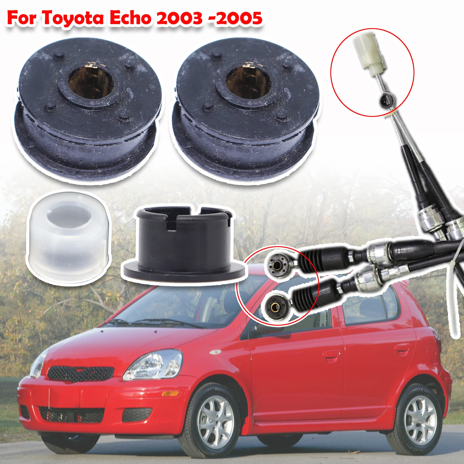 

Manual Gearbox Shift Cable Linkage Bushing Shifter Lever Selector Rod Connect Bushing 3382052022 For Toyota Echo 2003 2004 2005