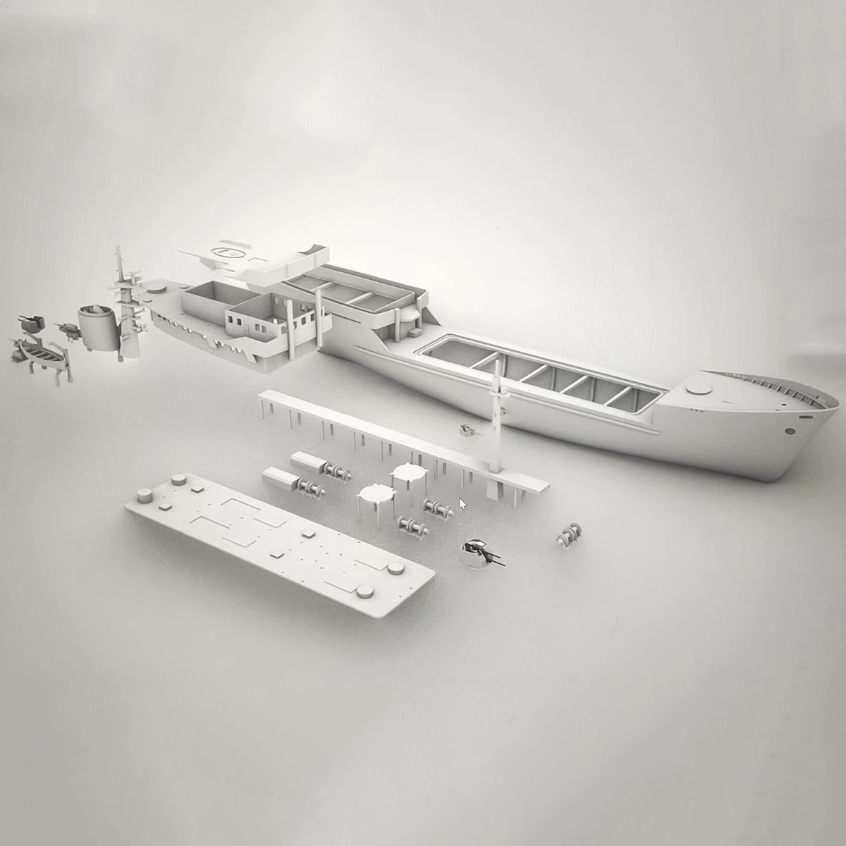 1/100 barcos rc 72cm 623 óleo tanker barco de controle remoto resina-impresso casco rico em detalhe barcos rc modelo navio brinquedo navio de guerra modelo