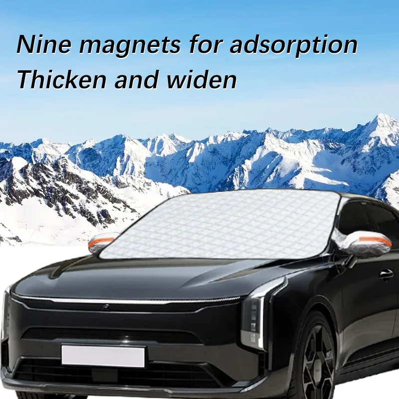 

Magnetic Car Windshield Snow Cover Winter Ice-Frost Guard Sun Shade Protector For Kia K8 Exterior Accessories