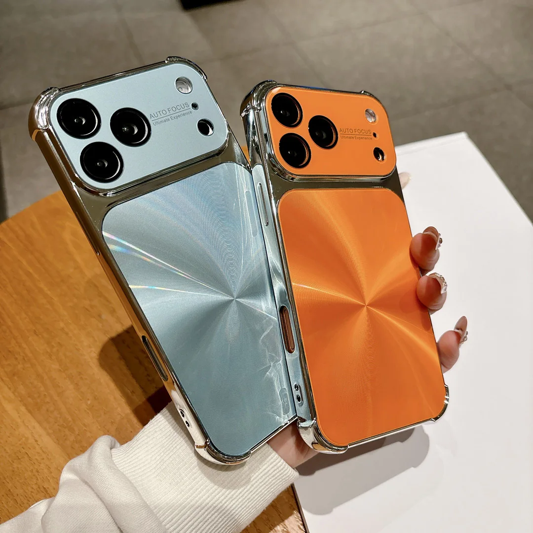 

Four Corner Anti Drop Camera Protective Film Case For iPhone 16 15 14 13 11 12 17 Pro Max Plus Shockproof Electroplating‌ Cover