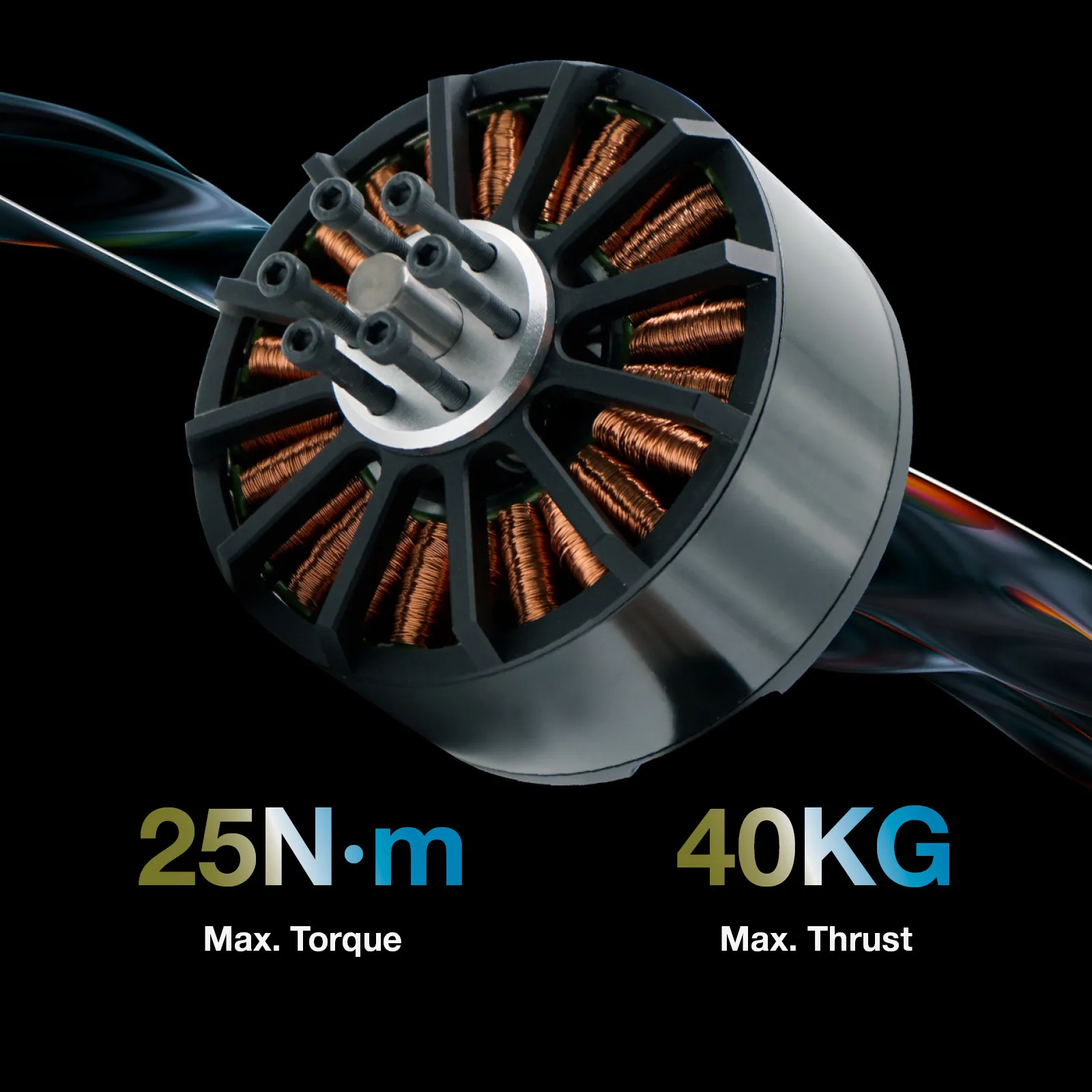 

2025 hot sale Hot Selling 15kw 40kg Thrust Heavy 2700kv Brushless Outrunner Motor for Paramotor Paraglider Electric Boat DC