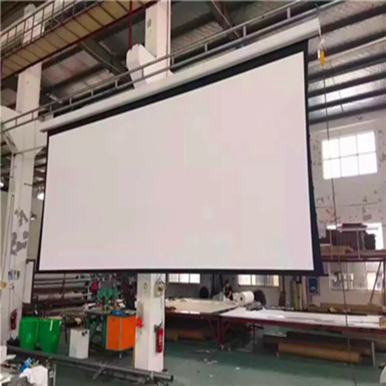 Manufacturer Supply 200 Inch Outdoor Motorised Rear Projection Screen