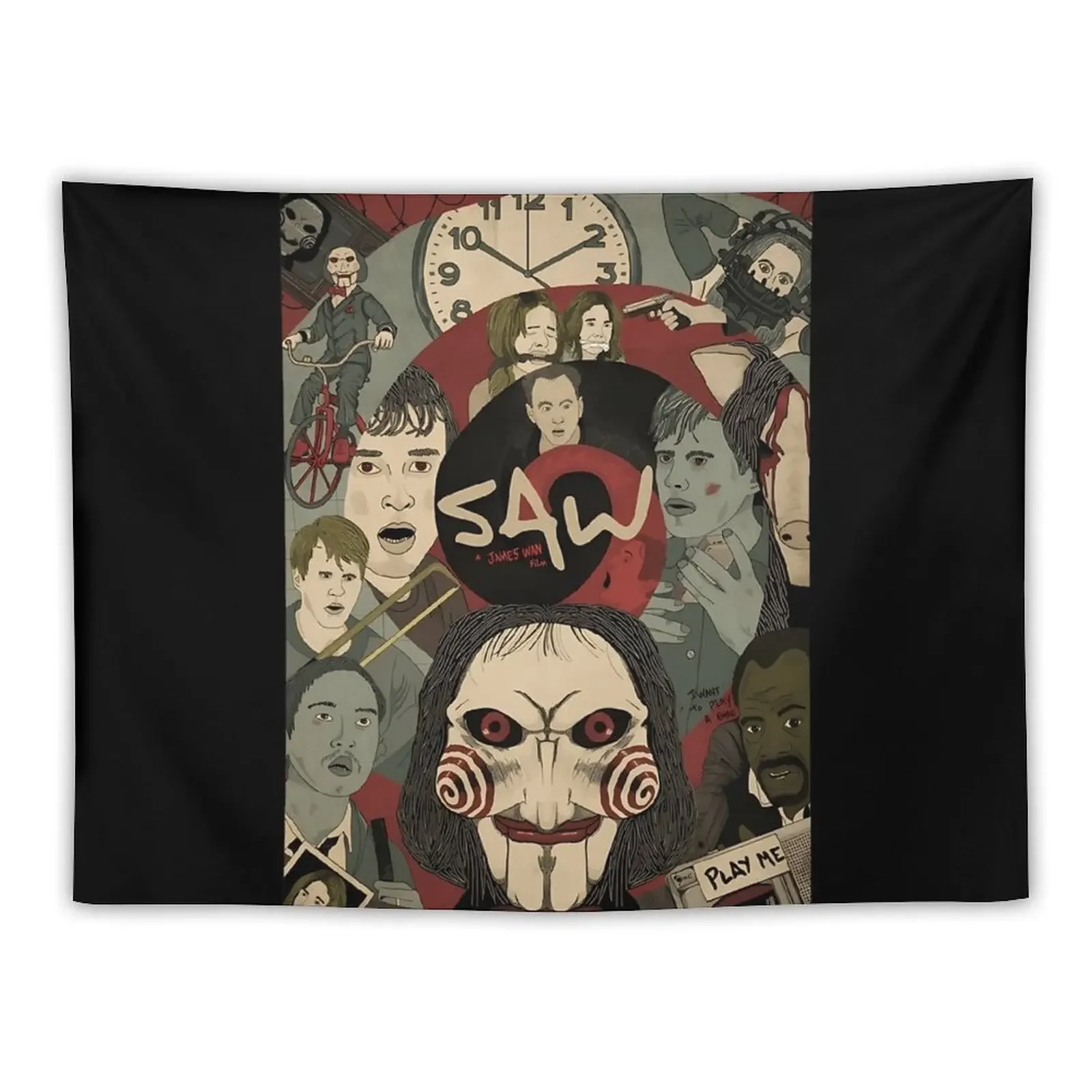 

Saw movie Tapestry House Decoration Things To Decorate The Room Wall Hanging Decor Tapestry