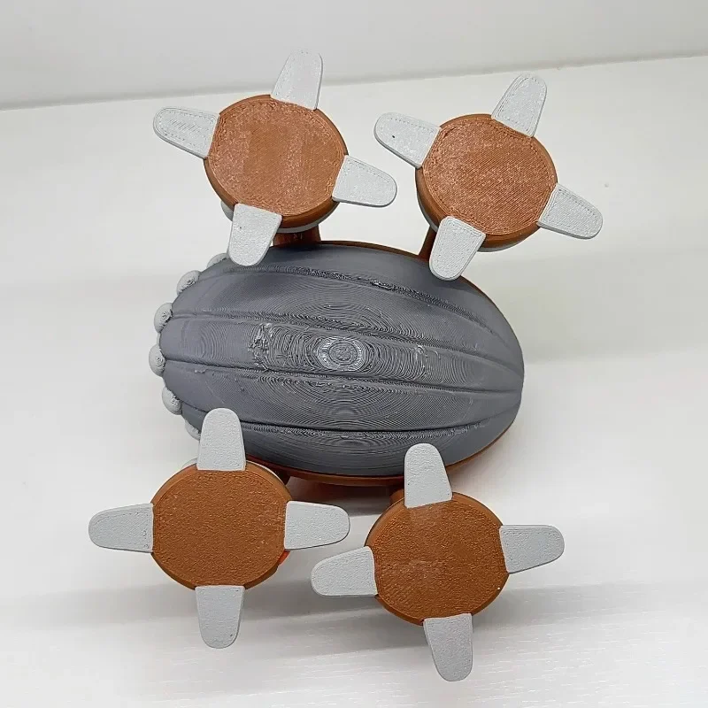 8.5 سنتيمتر ثلاثية الأبعاد الطباعة 1/20 مقياس العالم Heatran بوكيمون لعبة الطرفية PLA جمع نموذج سطح المكتب زخرفة الديكور هدية لصبي