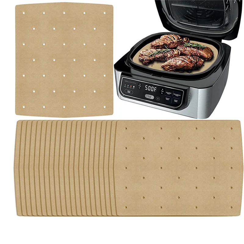 50 шт., бумажная фритюрница для фруктов, одноразовая пищевая бумажная подкладка, маслостойкая тарелка, пароварка для барбекю, аэрогриль, аксессуары для выпечки