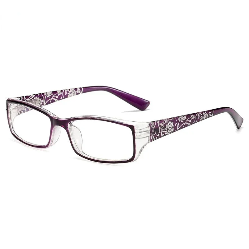 Cat Eye Reading Glasses Women Retro Presbyopic Glasses Pattern Eyeglasses Legs Resin Frame Diopter +1.0 +1.5 +2.0 +2.5 +3.0 +3.5