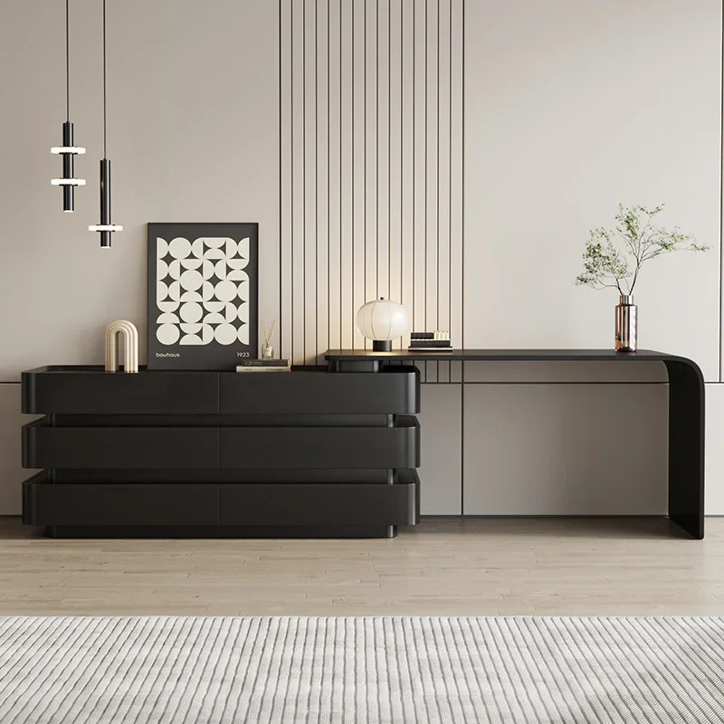 Luxury Dressing Table Makeup Solid Wood Chest Cabinet Storage Mirror Bedroom Vanity Penteadeira De Maquiagem Home Furniture