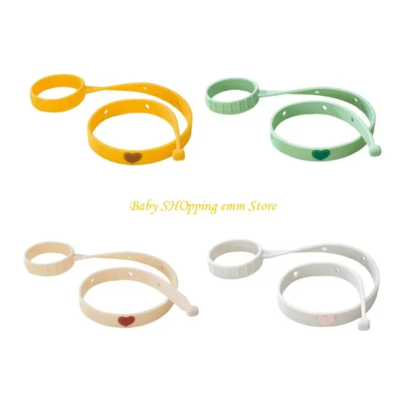 

23GD Portable Silicone Tether Lanyard for Baby Bottles Cups Secure Anti Loss Design