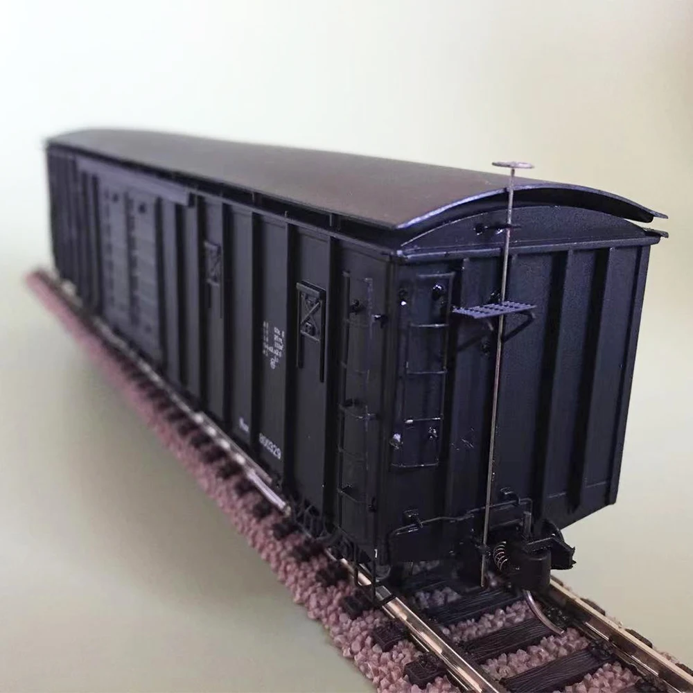 HO 1/87 China Railway W5SK Train Model Dangerous Toxic Chemicals Transport Boxcar Train Toy