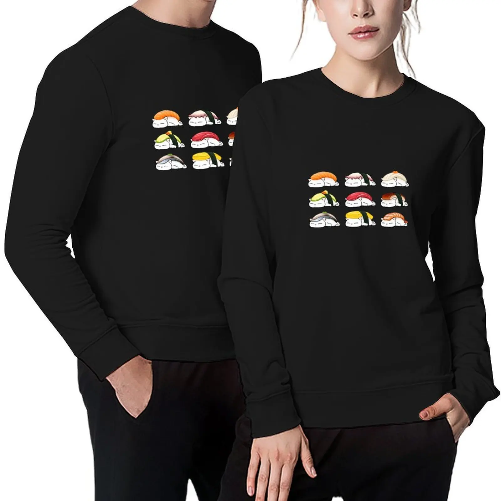 

Chubby Cat Mix Sushi (Cat only) Pullover tracksuit tracksuits autumn clothes men's coat new in hoodies & sweat-shirt