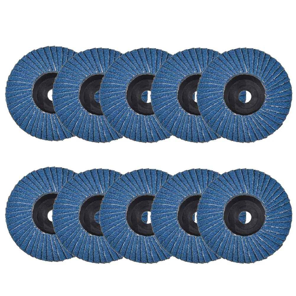 

10pcs 3inch Grinding Wheel Flap Discs Angle Grinder 60/80 Grit Sanding Disc Wood Blades For Angle Grinder Abrasive Tool