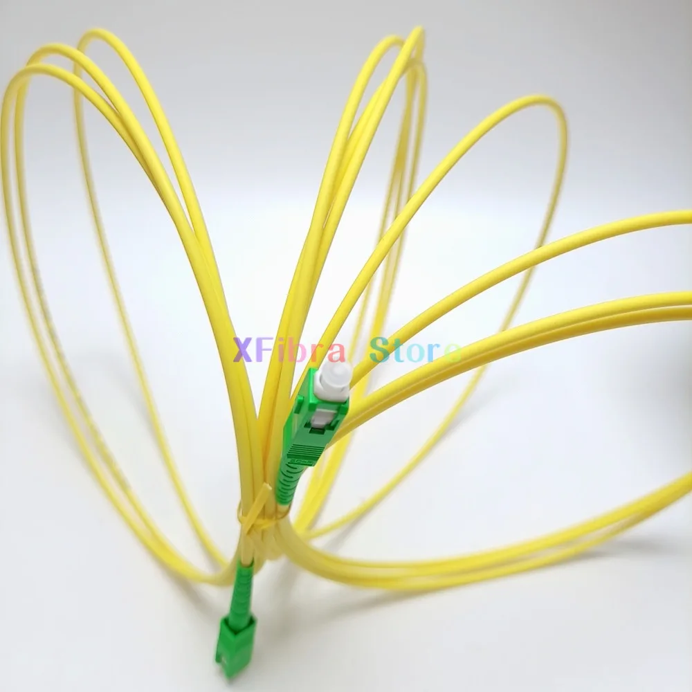 High Quality 10PCS To SC APC Optical Patch Cord Fiber Jumper Cable SM Simplex Single Mode 2.0Mm FTTH 1M 2M 3M 5M