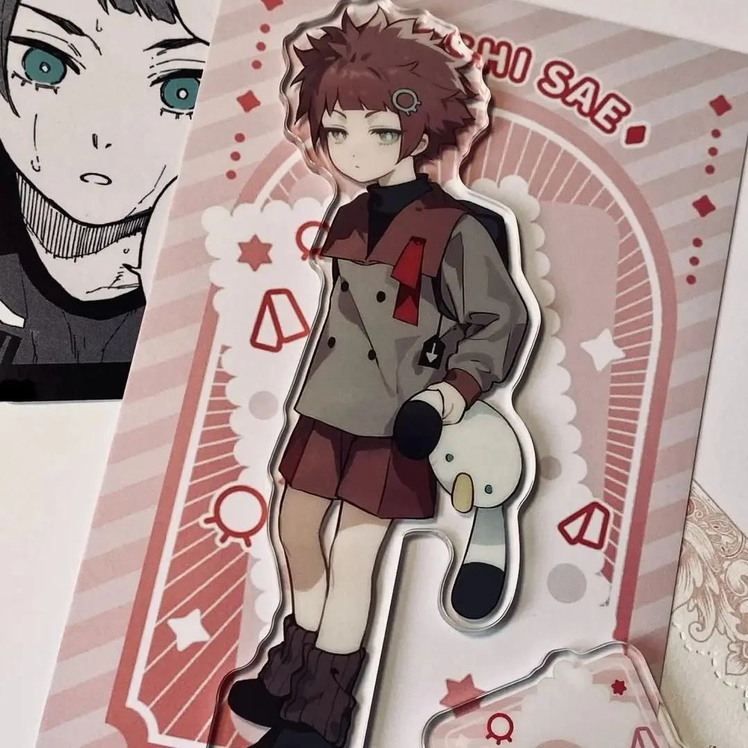 lan suo Acrylic Stand Sae Itoshi Rin Childhood Series Figure Display Anime Goods Collection Desk Decor Ornament Accesorios