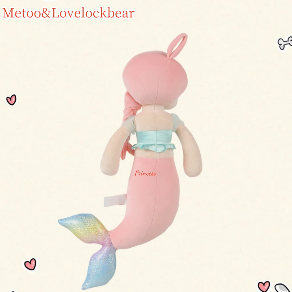 Personalized Metoo&Lovelockbear Series Princess Plush Doll Kawaii Ornaments Customized Name and Date Anniversary Birthday Gift