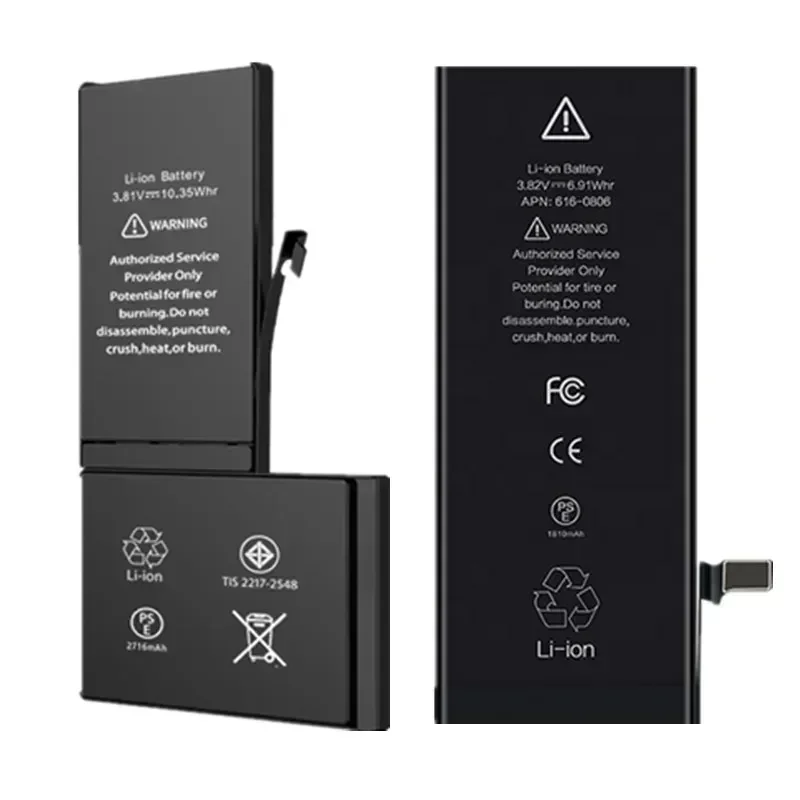 Original Battery for Iphone 5 6 6s 6splus 7 7plus 8 8p Plus X XR XS MAS 11 12 13 PRO MAX Rechargeable Batteries