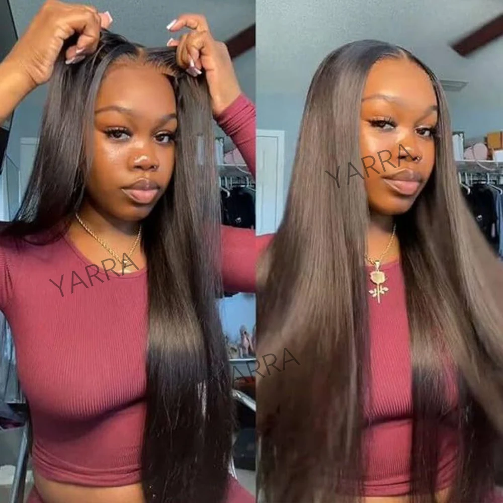 

Pre Cut No Glue 4x6 Bone Straight Glueless Wig Human Hair Ready To Wear Brazilian Lace Closure Wigs For Black Women Pre plucked