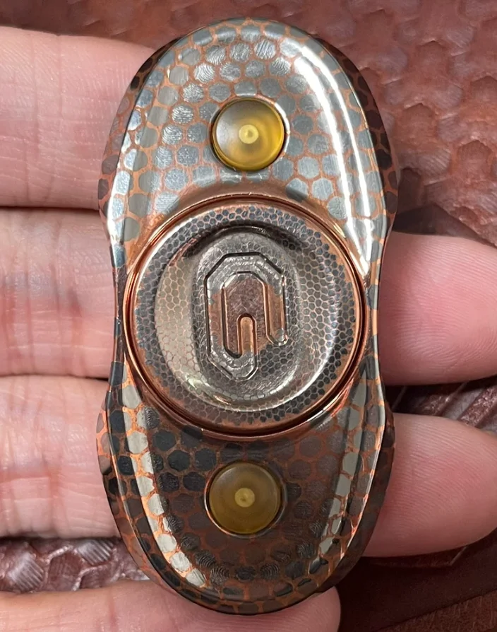 Used EDC YOLO Gamer2.0 Superconductor Material fidget spinner metal decompression toy