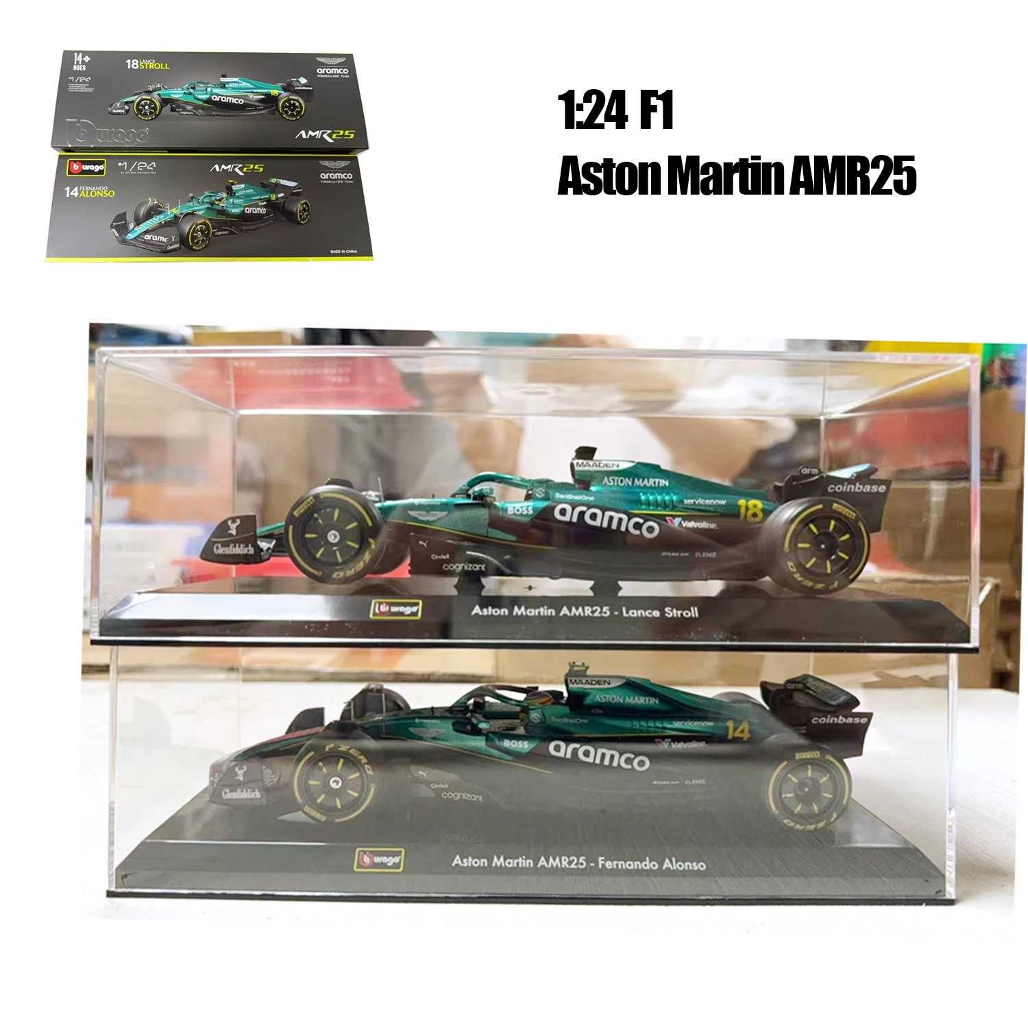 bburago-1-24-alloy-car-model-f1-2025-aston-martin-amr25-14-fernando-alonso-18-lance-stroll-f1-super-toy-die-cast-car-model