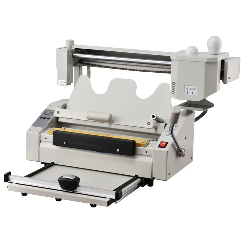 SG-TB05  hard cover glue binding machine with creasing function