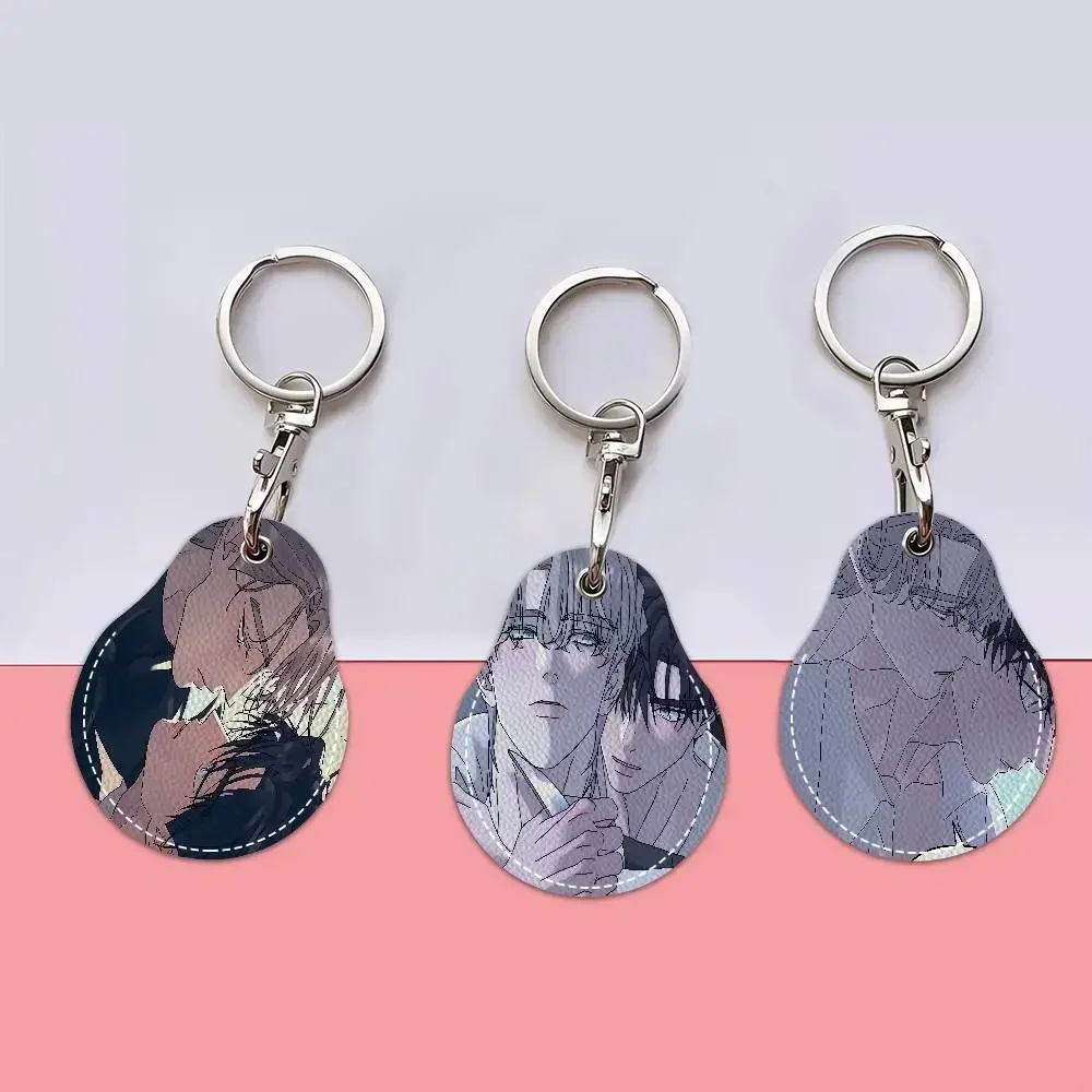 A-Aya-Takano Surreal-Vibrant Creative Cartoon Pattern Sensitive Access Card Protective Sleeve Keychain Fashion Decorative