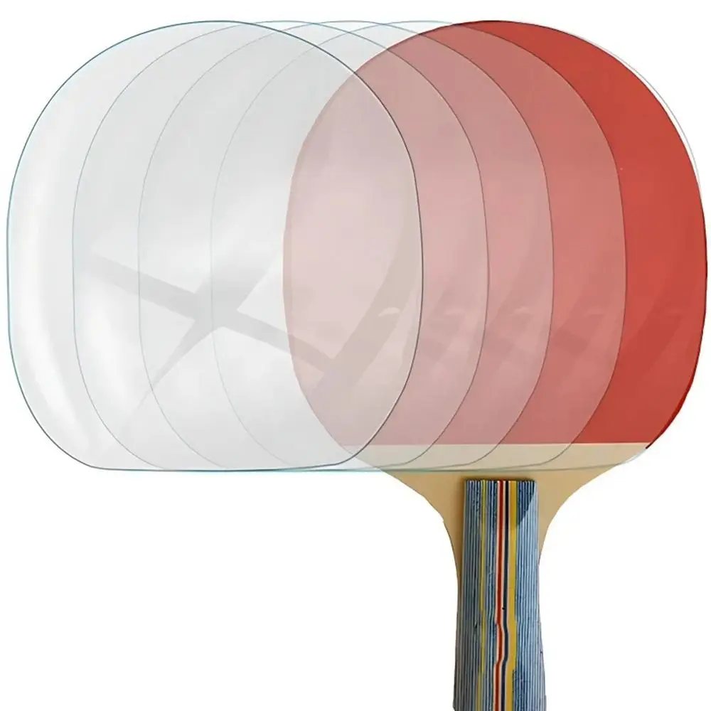 Transparent Ping Pong Racket Protective Film Self Adhesive Rubber Sticky Racket Rubber Protective Film Dust Proof