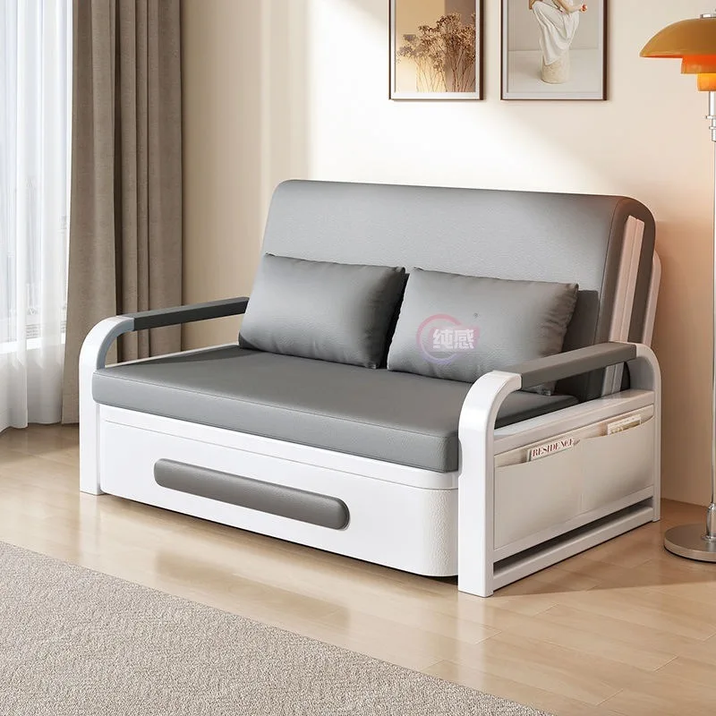 

Single sofa bed, foldable dual-purpose living room, foldable bed, small unit balcony, multi-functional telescopic bed