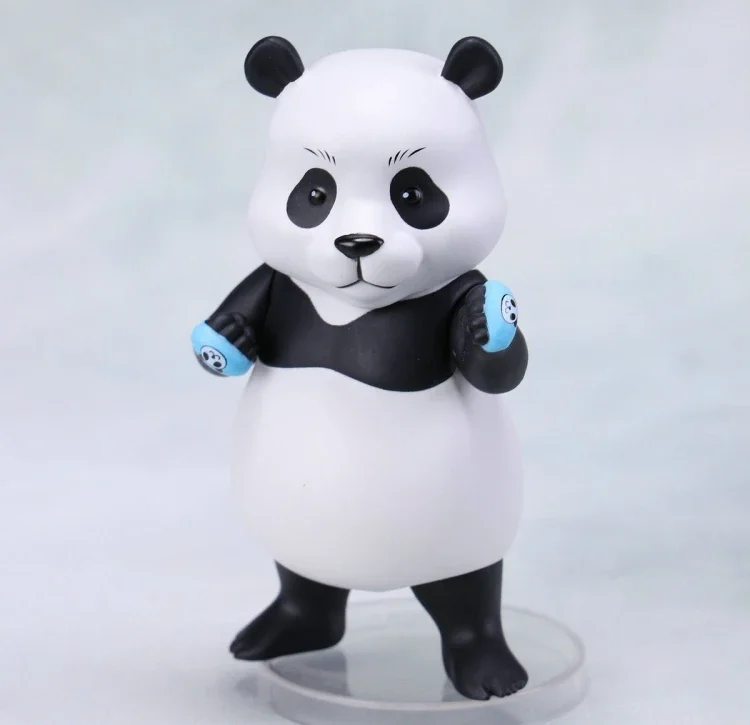 In StockBandai Original 9Cm Panda Action Figuarts mini jujutsukaisen Anime Figure Toys For Kids Gift Collectible Model Ornaments