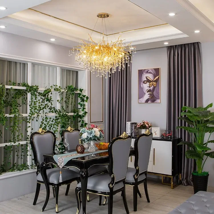 Luxury Crystal led Ceiling Lights Chandeliers Home Hanging Pendant Lamp Living Dining Room Bedroom Lustre Lampara techo