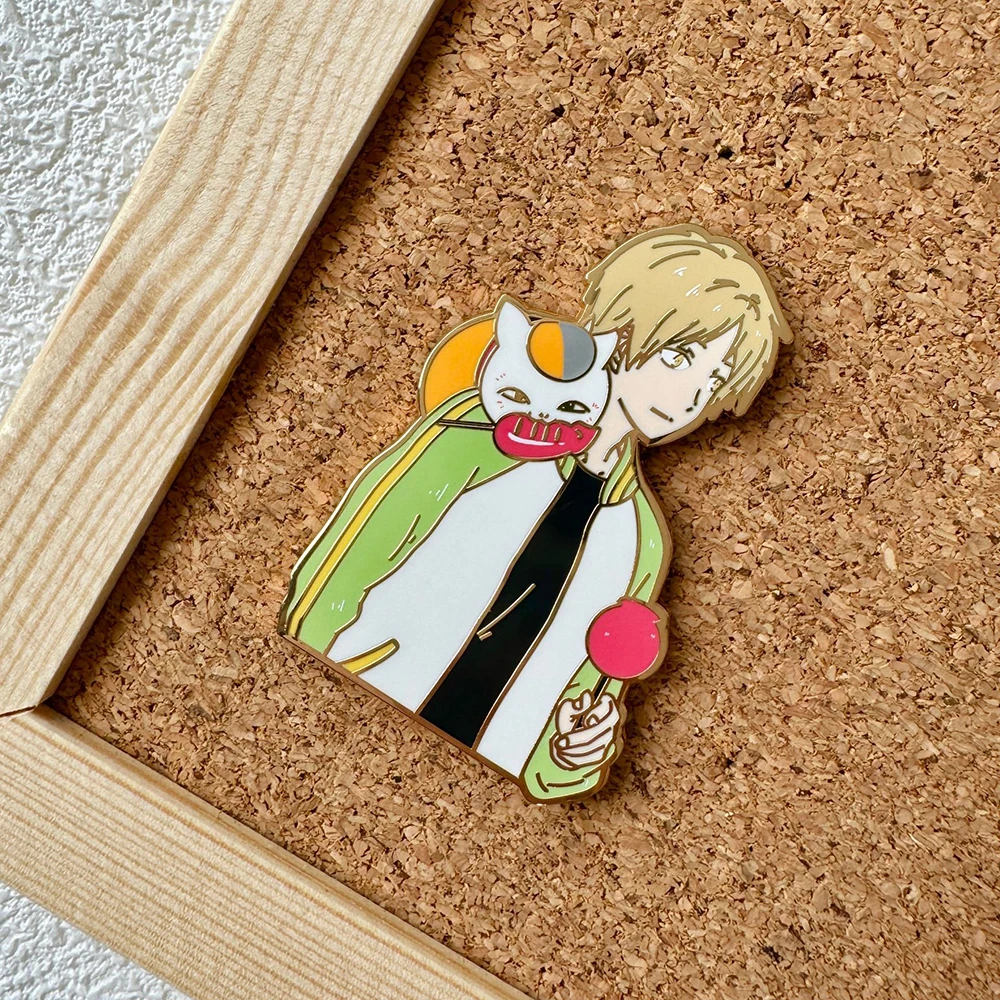 دبابيس آلهة للحرم الجامعي الياباني لحقائب الظهر ، شارات على ظهره ، دبوس المينا المانجا ، دبابيس المجوهرات ، الملحقات #5