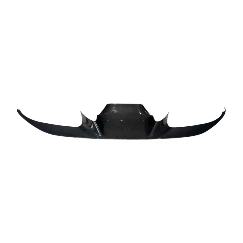 

For Ferrari F8 Tributo Spider OEM Style Carbon Fiber Lip Front Bumper Middle Decorative Strip Splitter