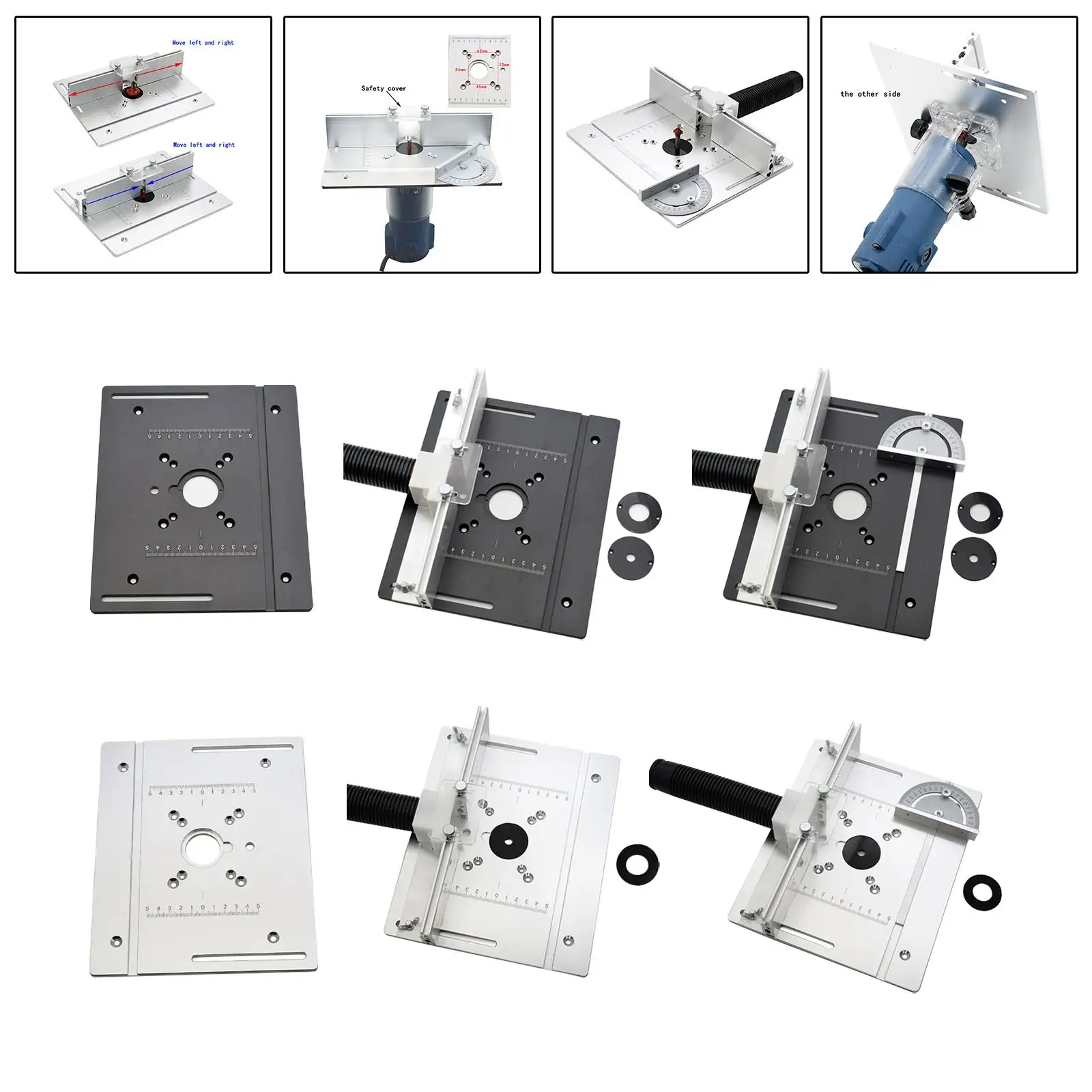 

Router Table Insert Plate Wood Tools Benches Table Top Insert Mounting Plate