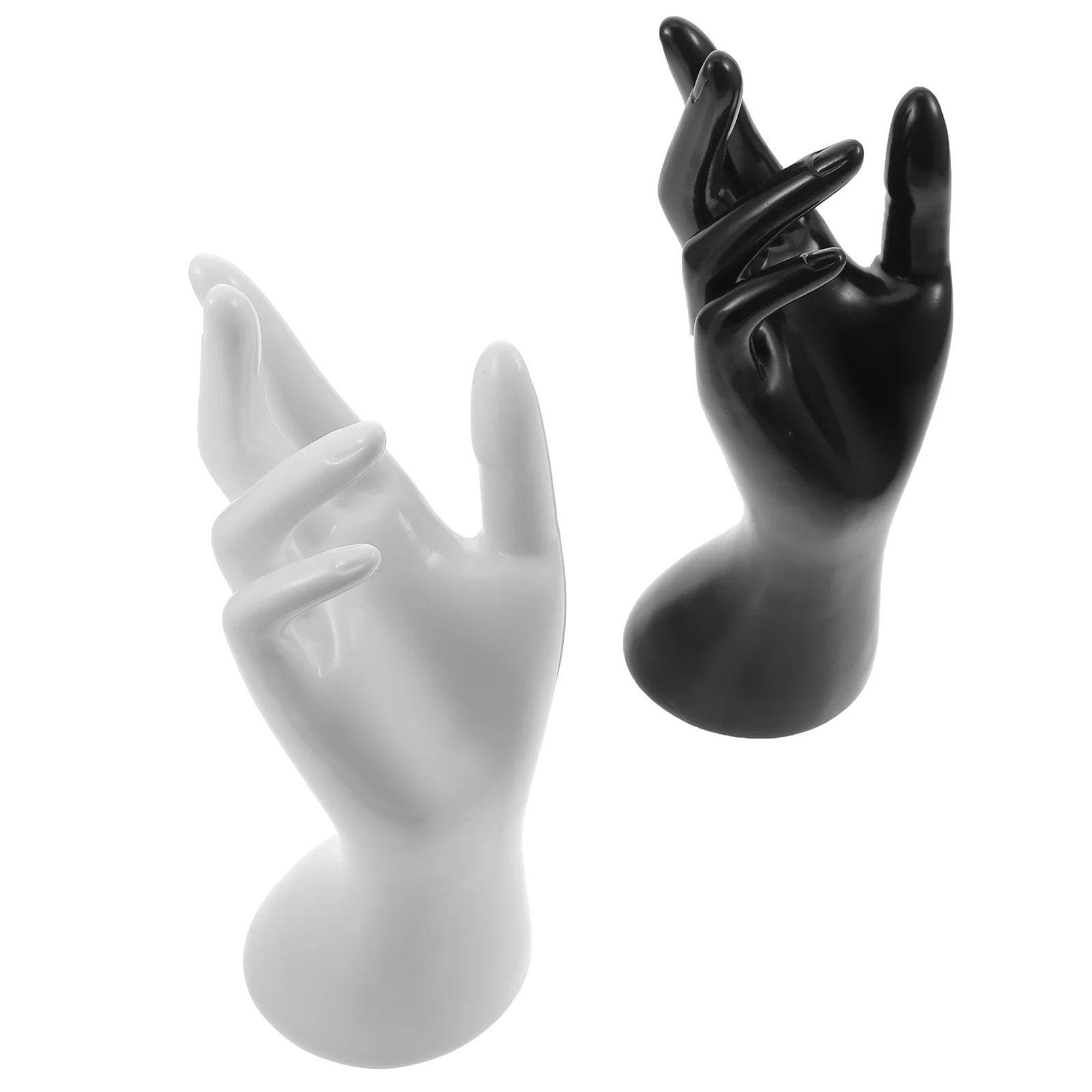 

2pcs Hand Mold Ornaments Premium Material Jewelry Display Rack Steady Stand Bracelet Vendors Home Parties Gift Wedding