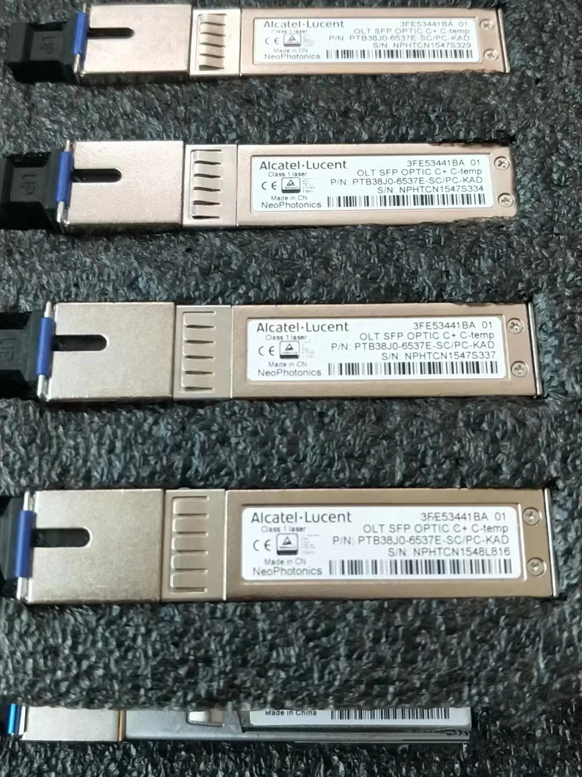 Módulo óptico Alcatel lucent SFP C+ 3FE53441BA GPON OLT SFP C+ Módulo de fibra