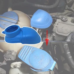 Wiper Washer Fluid Reservoir Tank Bottle Cover Filler Cap Lid Wash Funnel For VW Amarok Beetle 5C Vento A3 Bora A4 Jetta A5 A6