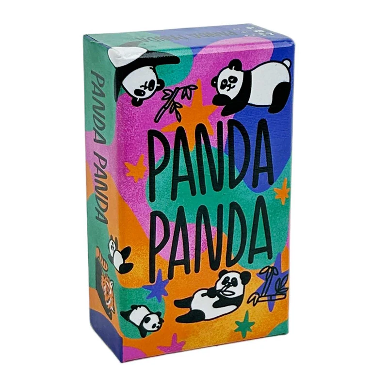 PANDA PANDA Card Board Game Exciting Family Game Night Choice 15 Minutes Quick Play2-4 Players Compact Travel Friendly Small Box