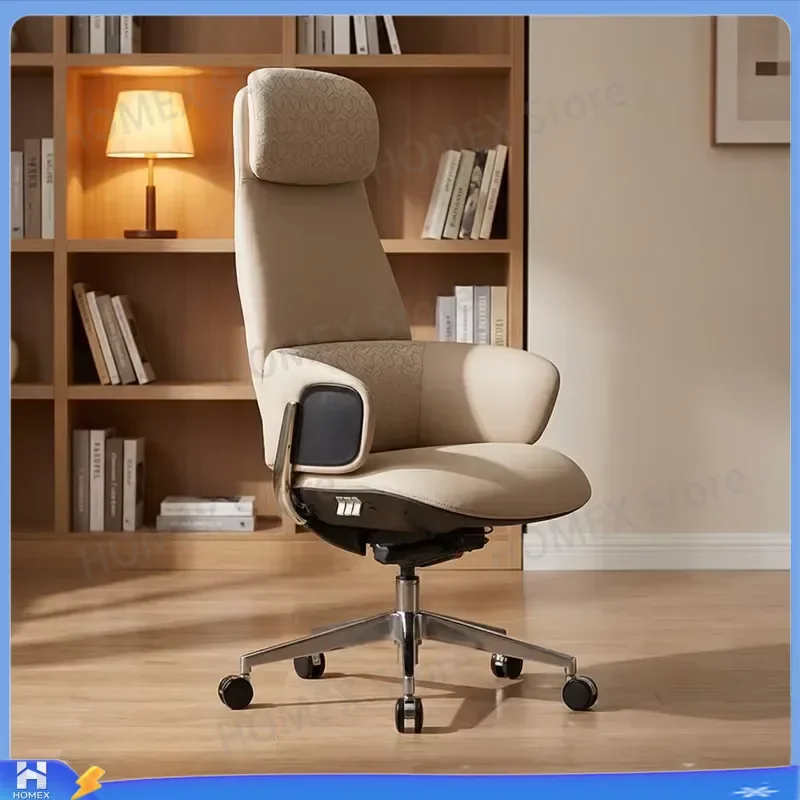 US Warehouse Free Shipping Luxury Ergonomic Leather Office Chair High Back Executive Recliner Swivel Boss Computer Desk Chair