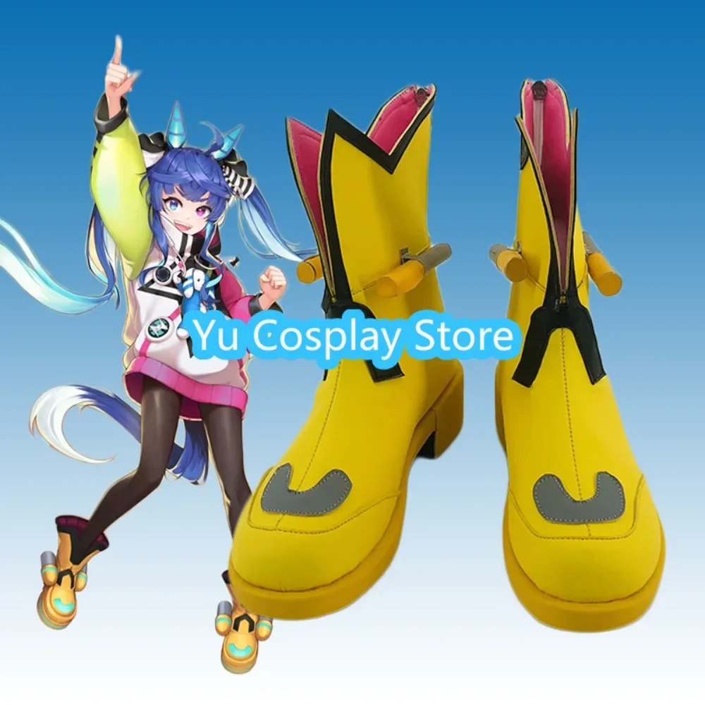 

Yu Cosplay Store Uma Musume Pretty Derby Twin Turbo Cosplay Shoes Anime Game Role-playing Shoes Boots Halloween Party