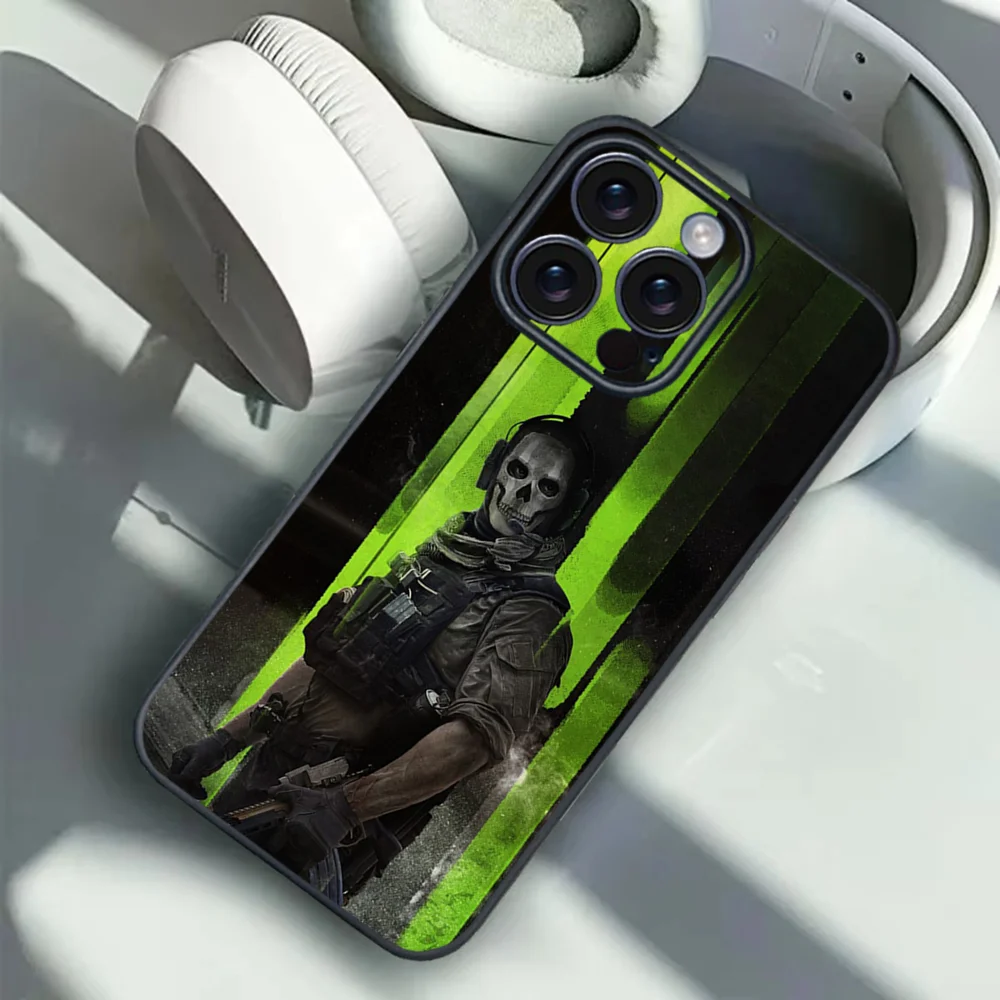 COD Call Of Duty G-Ghost Phone Case For iPhone 16 15 14 13 12 11 PRO MAX PLUS Mini TPU Soft to Skin-friendly case